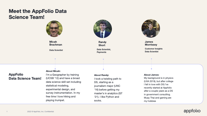 Data Talk with AppFolio